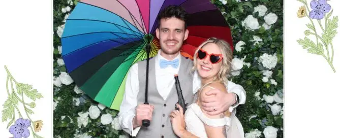 The Great Tythe Barn Tetbury Wedding Photobooth