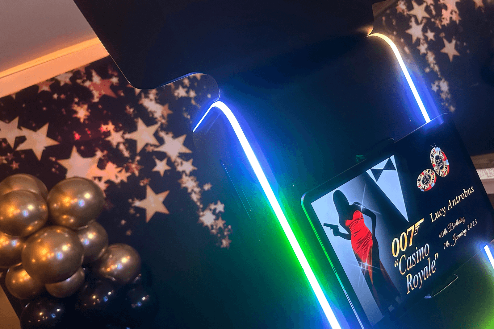 40th Themed Party Photobooth