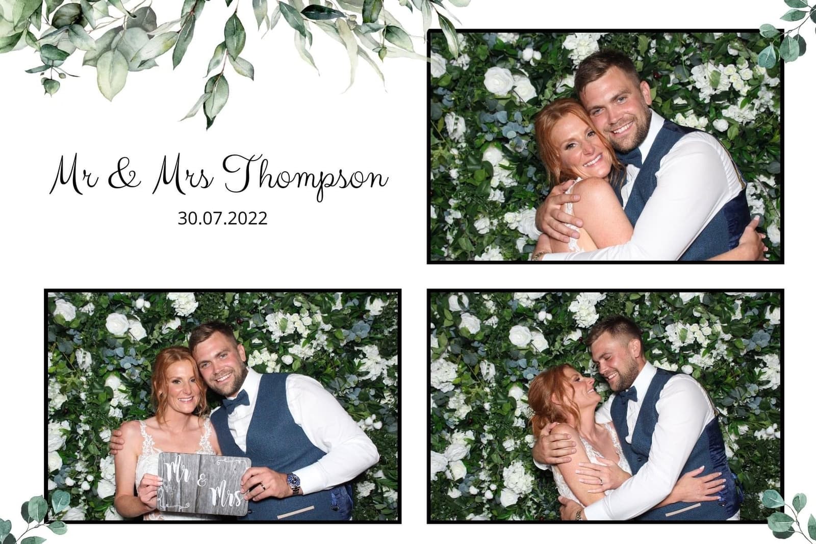 Wedding Photobooth Print Design