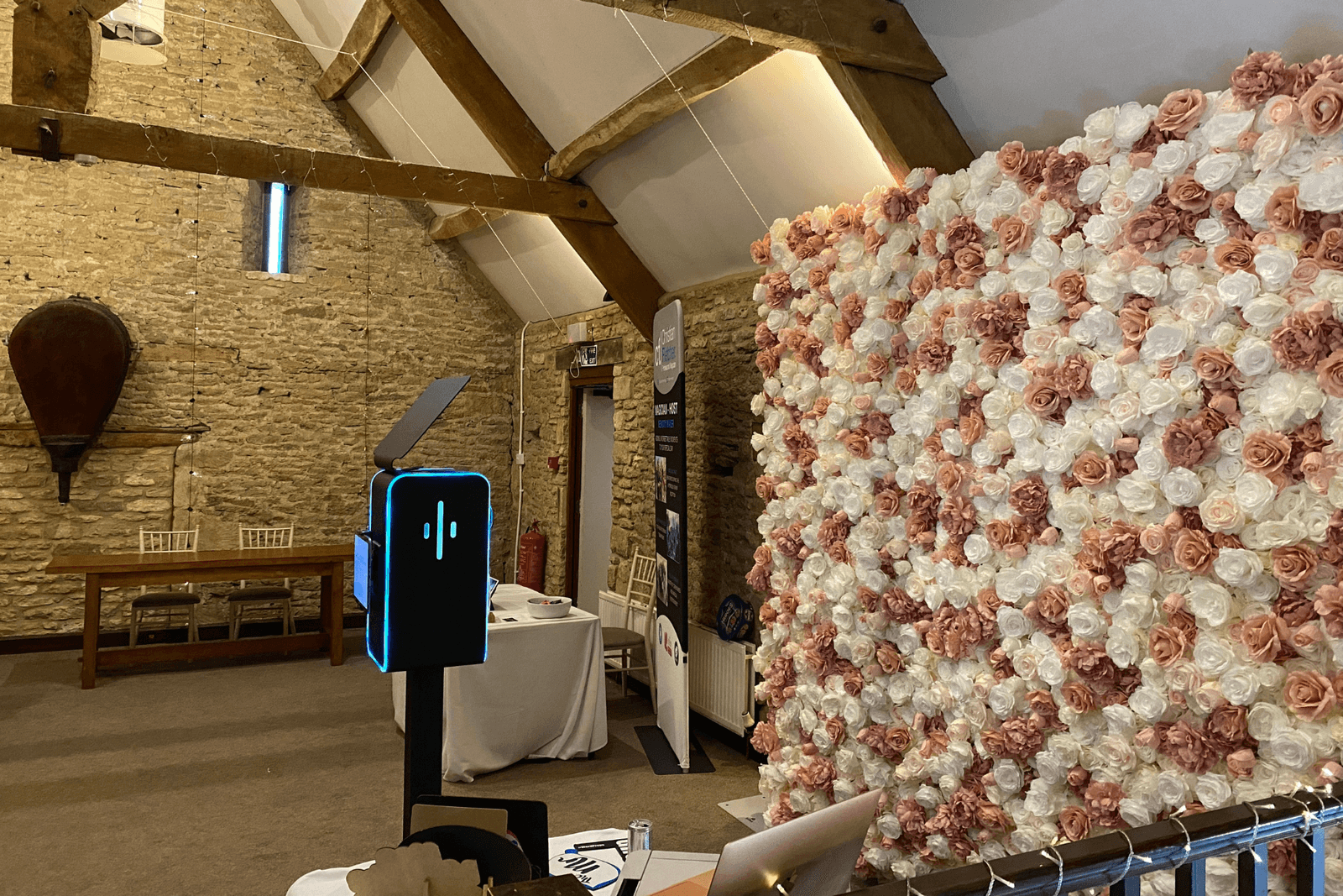 Luxury Rose Gold Flowerwall Redditch